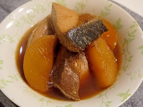 レンジ使用で時短♪簡単ブリ大根